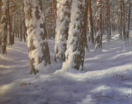 Pinares de la Fuenfría oleo/lienzo 81 x 65 cm